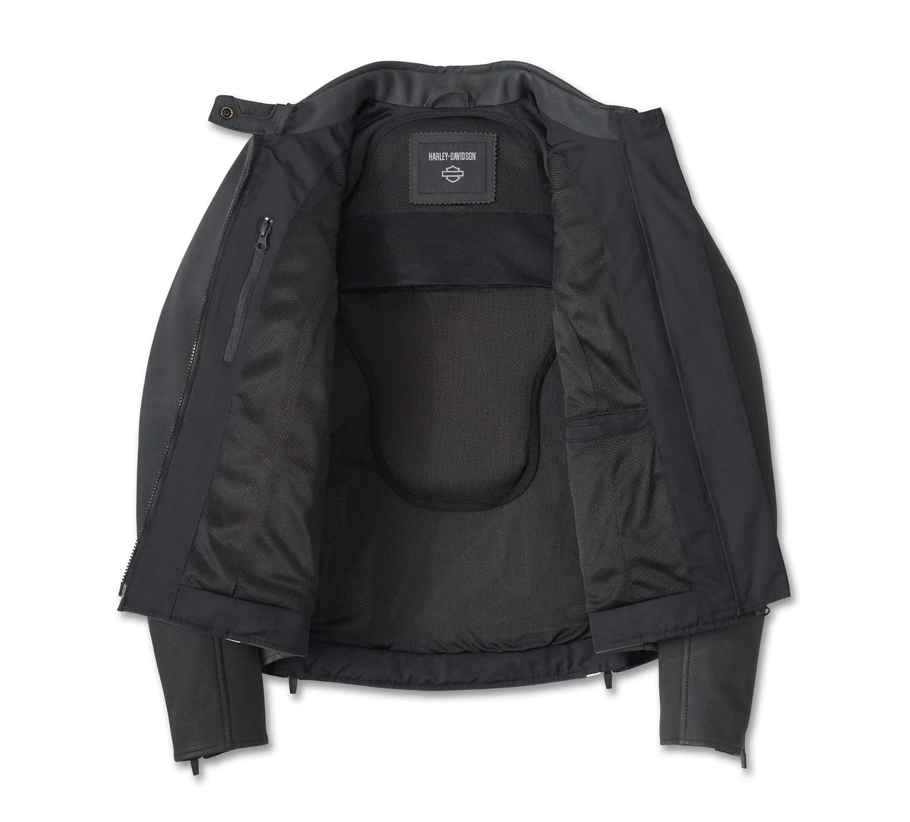 ZarJacketsEmpire women’s waterproof cowhide leather riding jacket front view