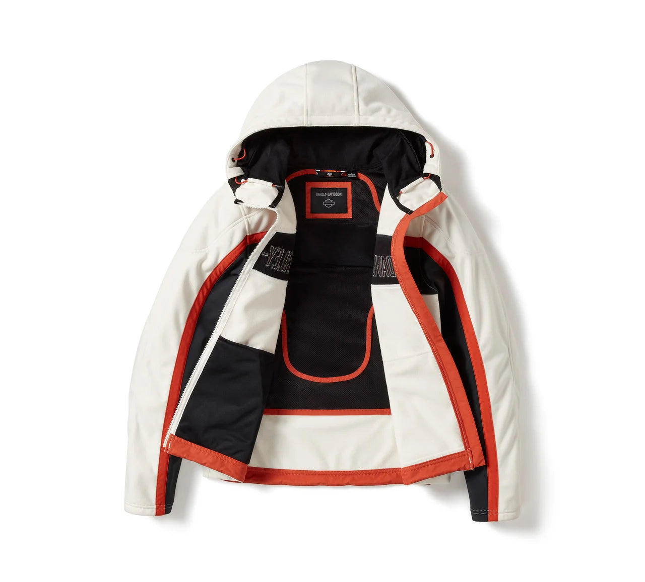 ZarJacketsEmpire women’s hooded riding fleece jacket front view – windproof riding fleece