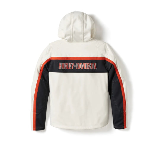 ZarJacketsEmpire women’s hooded riding fleece jacket front view – windproof riding fleece