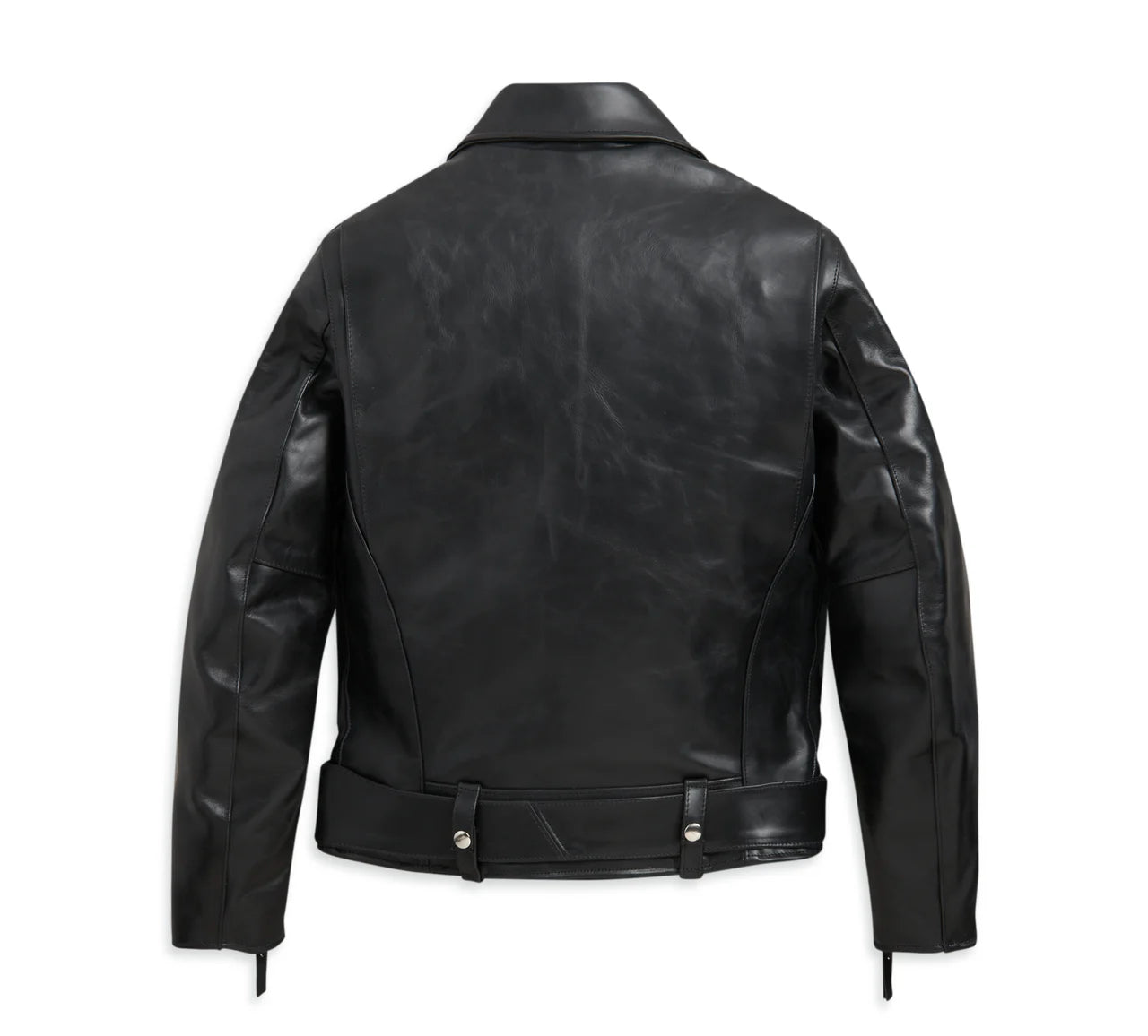 ZarJacketsEmpire men’s heavy steer-hide leather motorcycle jacket front view