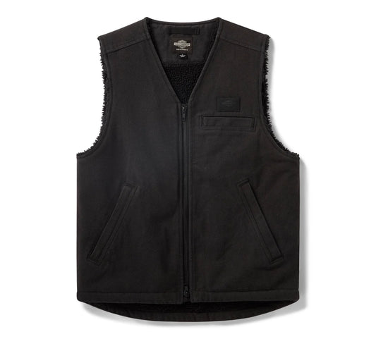 ZarJacketsEmpire men’s canvas utility vest cotton front view