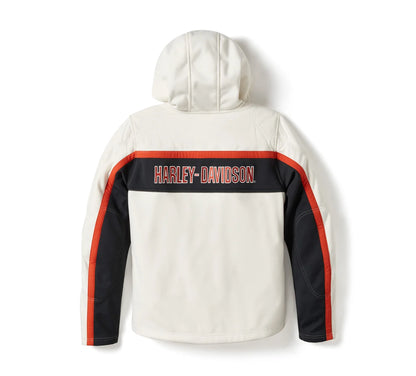 ZarJacketsEmpire women’s hooded riding fleece jacket front view – windproof riding fleece