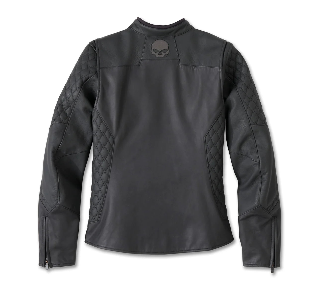 ZarJacketsEmpire women’s ventilated cowhide leather riding jacket front view