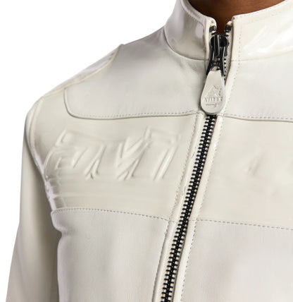 ZarJacketsEmpire Avirex cropped colorblock moto leather jacket for men