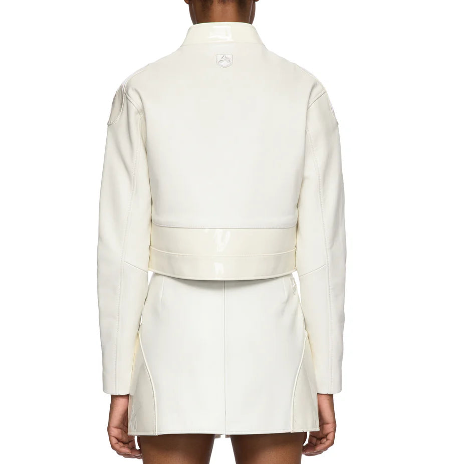 ZarJacketsEmpire Avirex cropped colorblock moto leather jacket for men