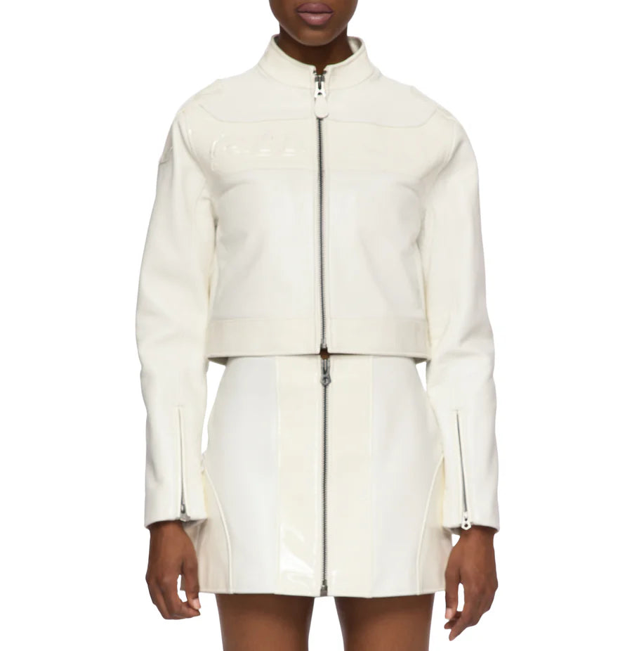 ZarJacketsEmpire Avirex cropped colorblock moto leather jacket for men