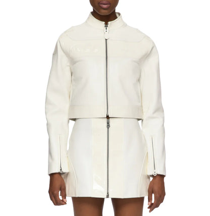 ZarJacketsEmpire Avirex cropped colorblock moto leather jacket for men