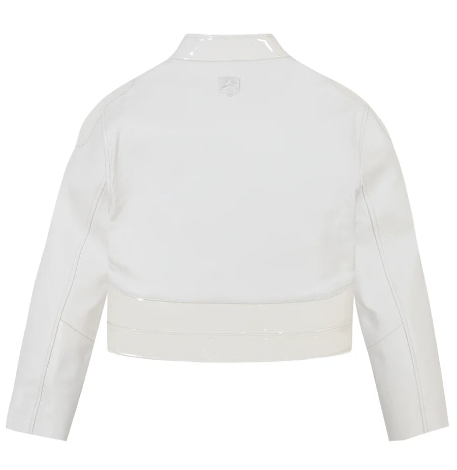 ZarJacketsEmpire Avirex cropped colorblock moto leather jacket for men