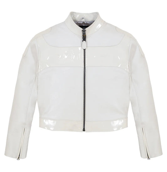 ZarJacketsEmpire Avirex cropped colorblock moto leather jacket for men